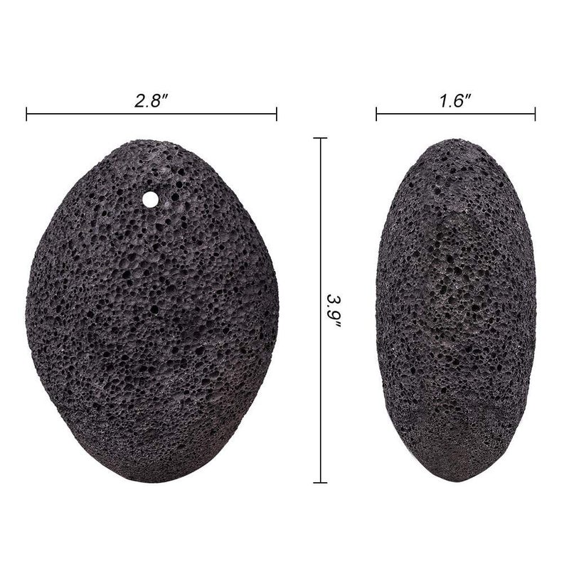KuuCare Pumice Stone for Feet  Natural Earth Lava Pumice Stone - Foot Callus Remover for Feet Heels  Pedicure Exfoliator for Dead Skin  Hard Skin and Foot Scrubber - Image 2